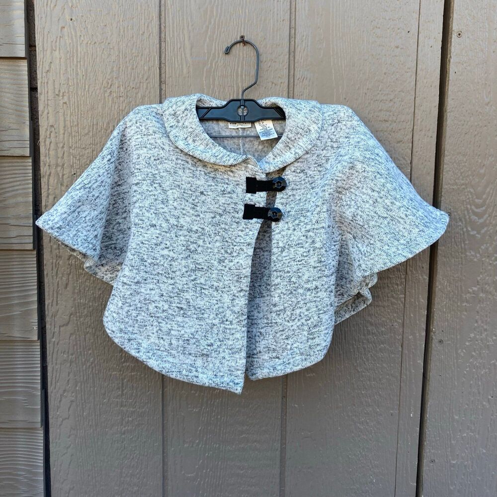 Max studio baby toddler girl size 3T gray poncho
